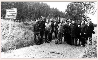 Imker des Imkervereins Albrechts